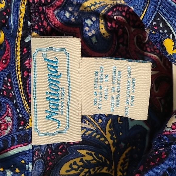 🌻 4 for $15 🌻 National paisley button down 1x - Picture 2 of 3